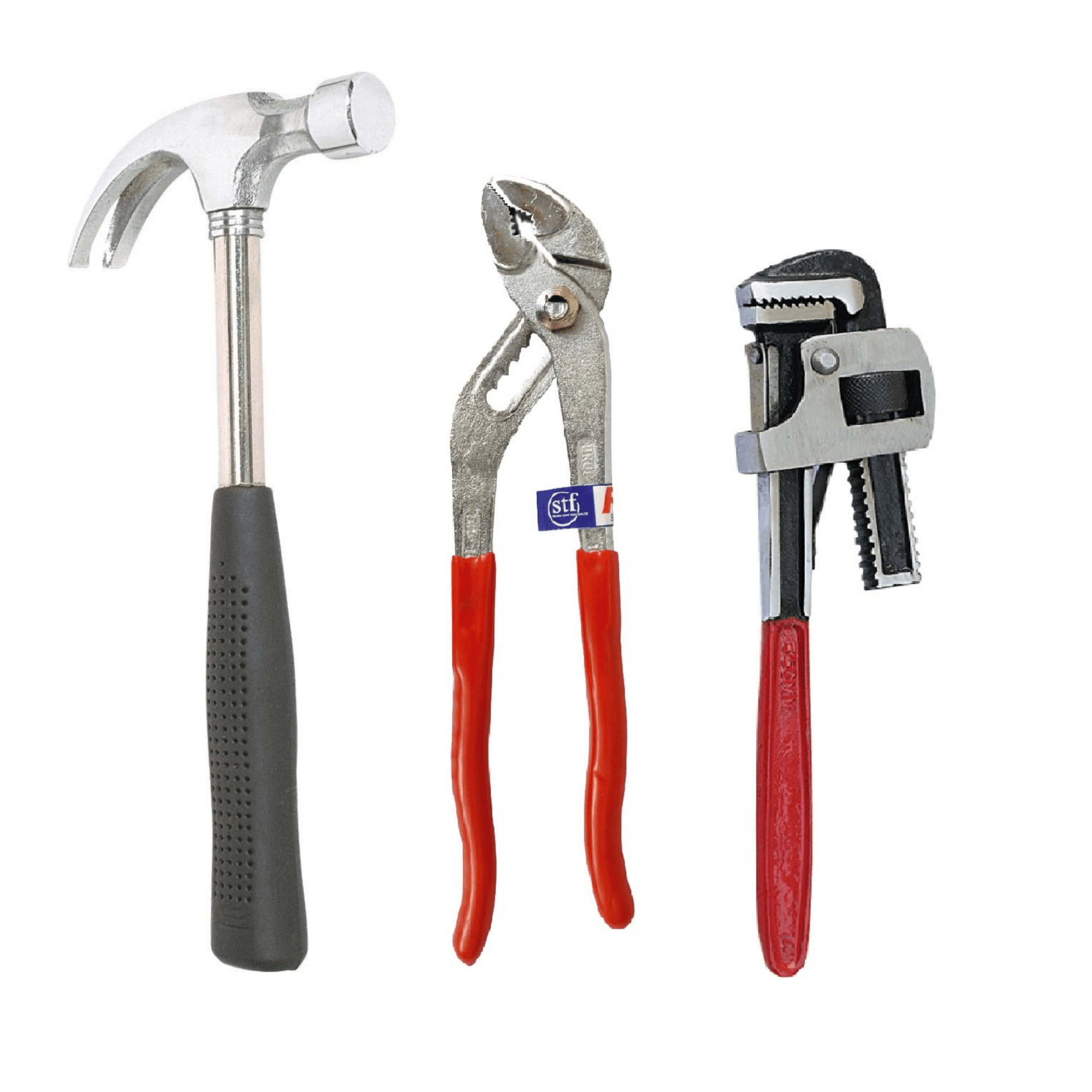 Multiple Hand Tools Real Stf Multi Hand Tool Kit3 Pc. – Pipe Wrench Stillson 10″ – Real ...